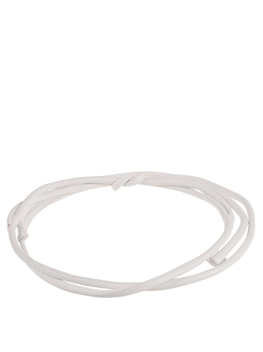 Fabiana Filippi Nappa Leather Knot Belt With Fluid Design