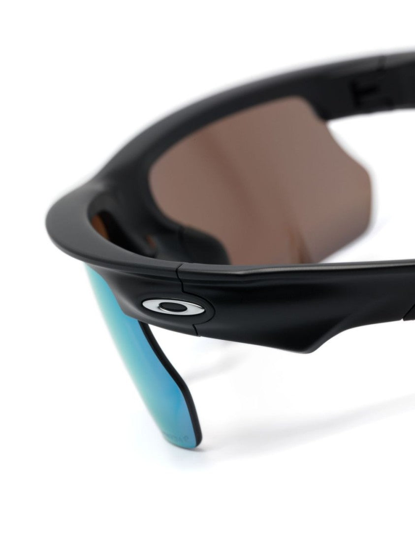 Oakley Gradient Tinted Wraparound Sunglasses With Lightweight Frame