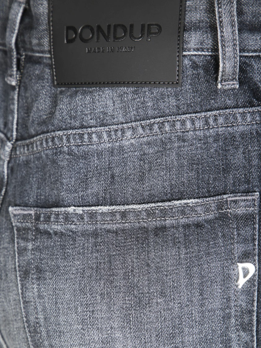 Dondup High-Waisted Straight-Leg Jeans With Tapered Fit