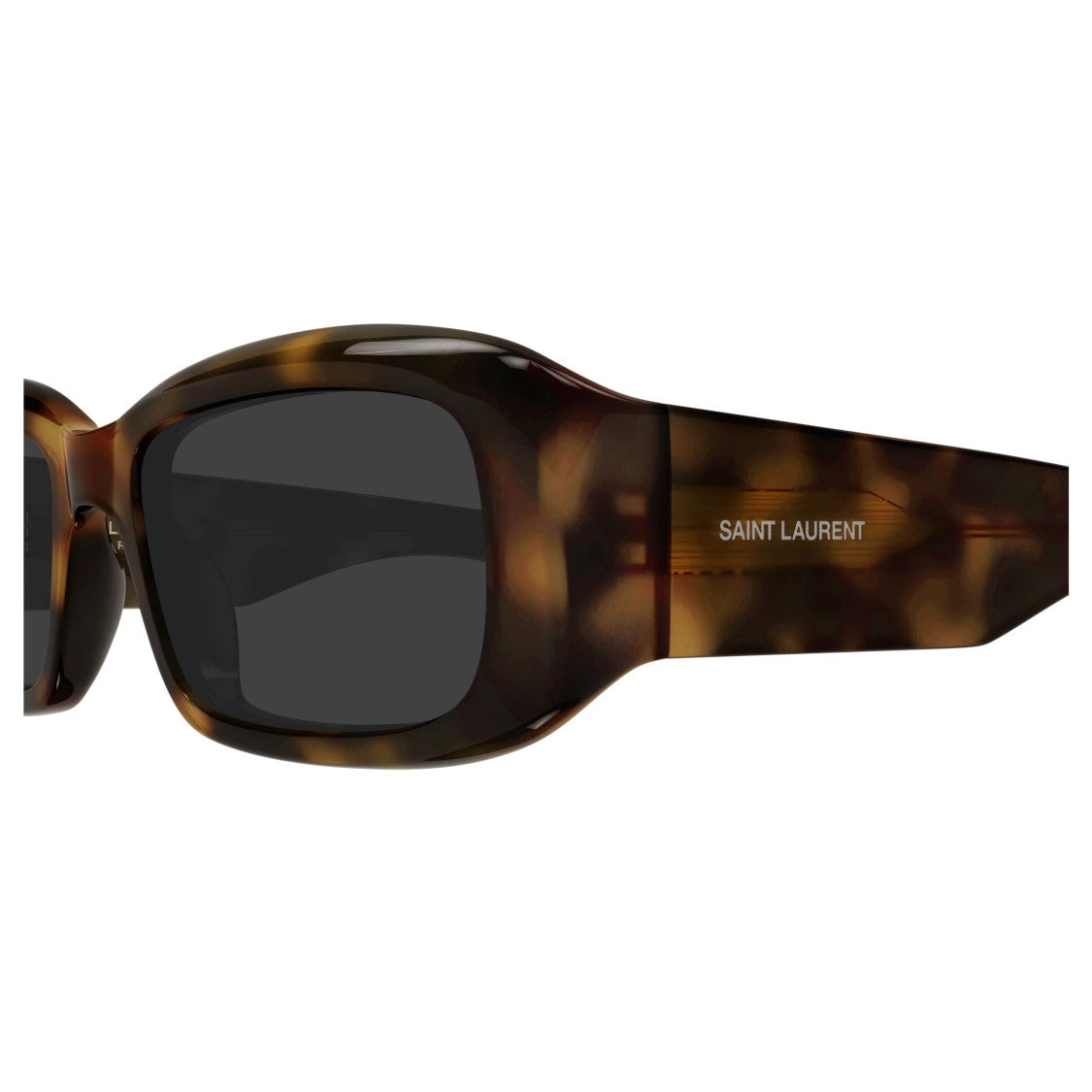Saint Laurent Sl 809 Rectangular Tortoiseshell Frame Sunglasses