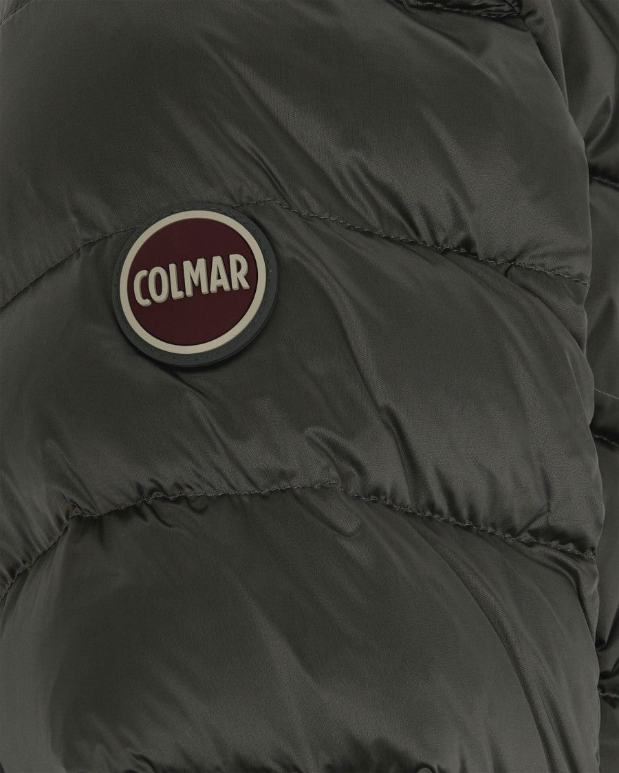 Colmar Grey Quilted Down Jacket With Hood