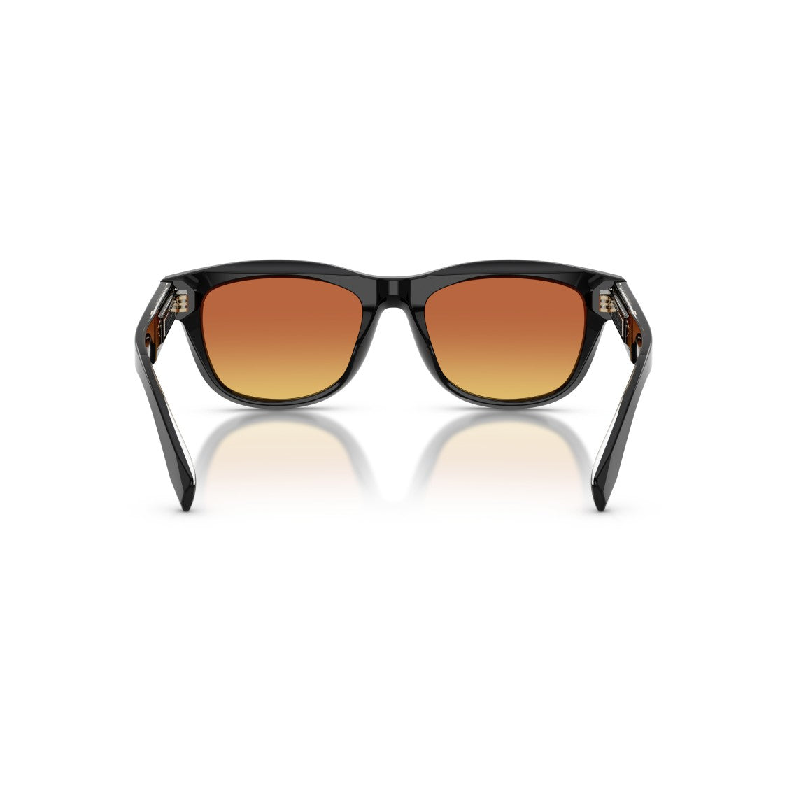Brunello Cucinelli 0Bc3016 Bold Rectangular Acetate Sunglasses With Metallic Accents