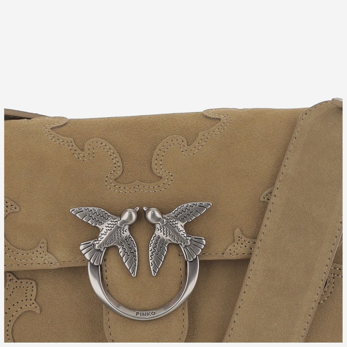 Pinko Love Bag One Slouchy Suede Bag