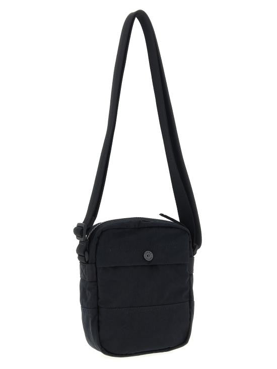 Stone Island Compact Black Crossbody Bag