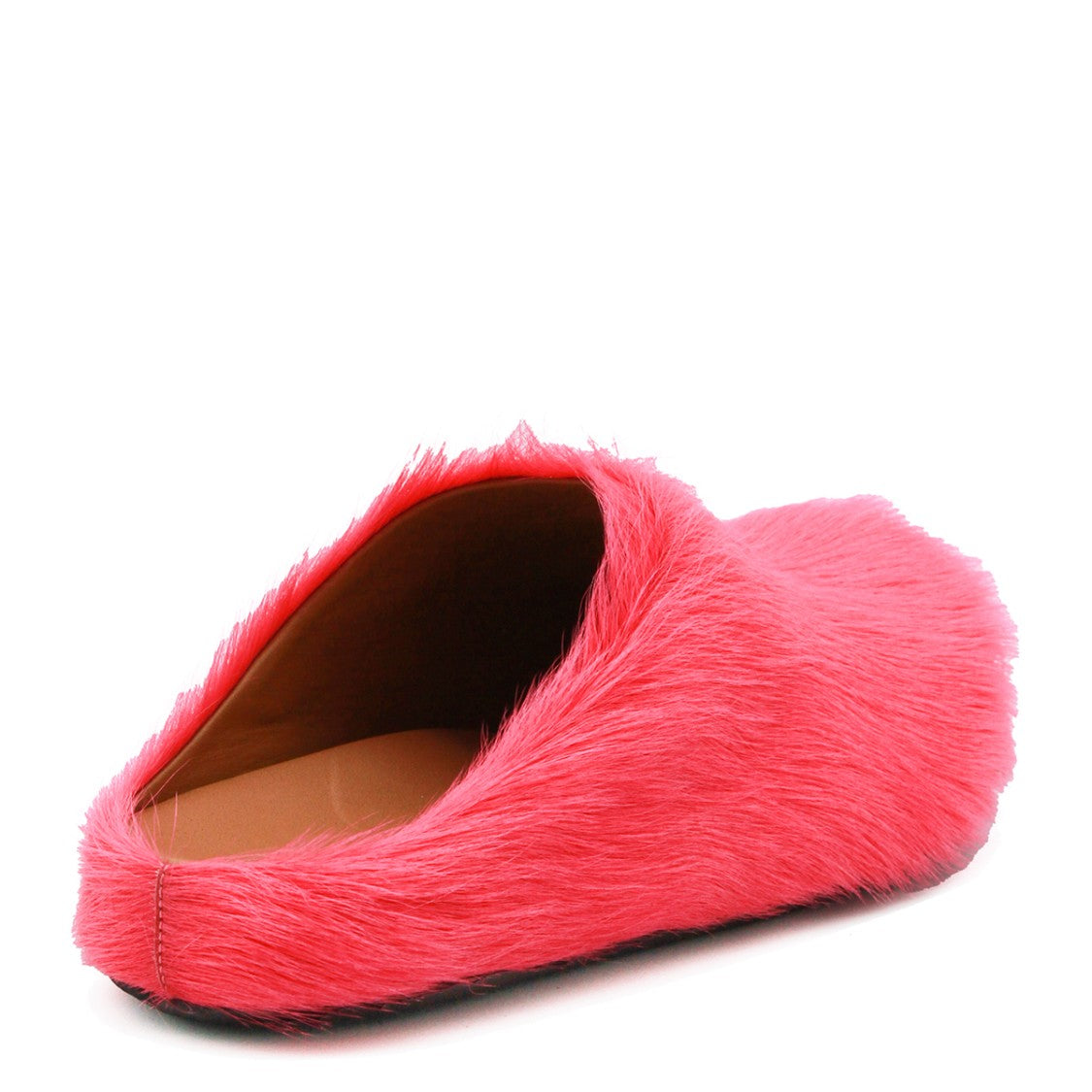Marni Fuchsia Ponyskin Slip-On Flats