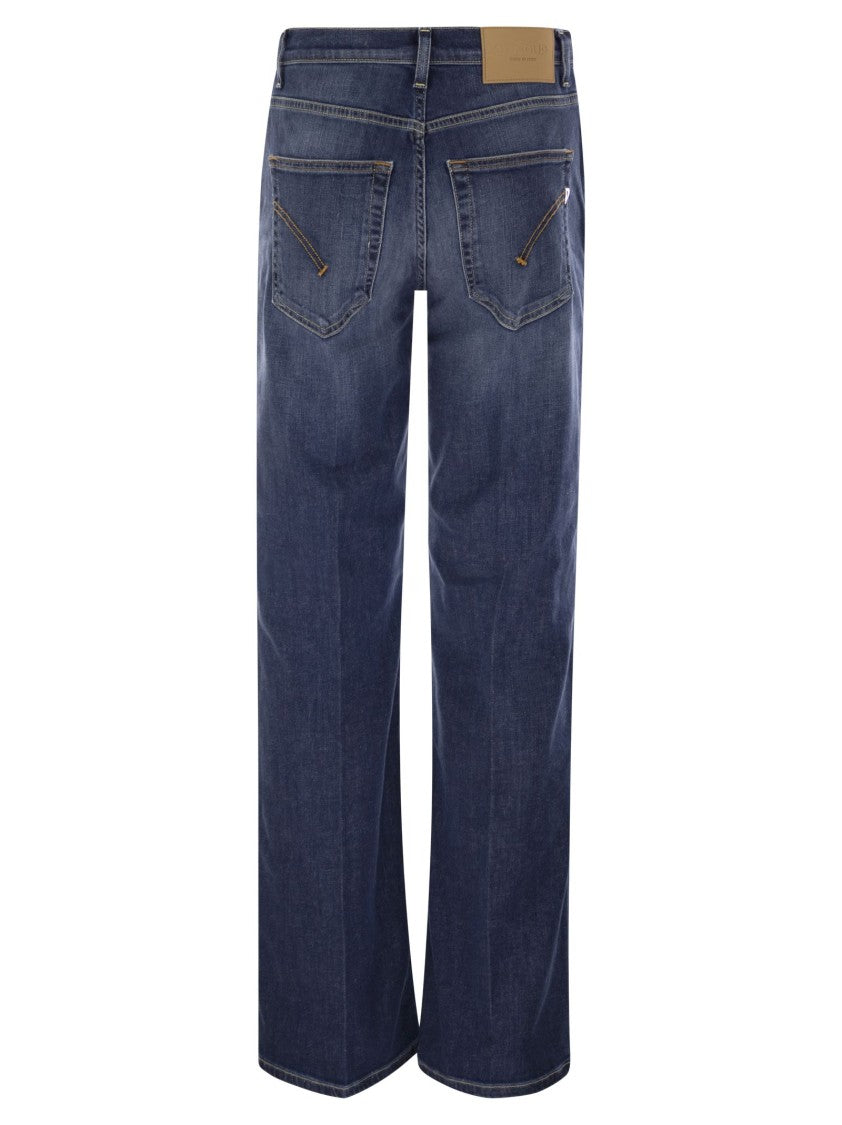 Dondup Jacklyn - Wide-Leg Jeans In Stretch Denim