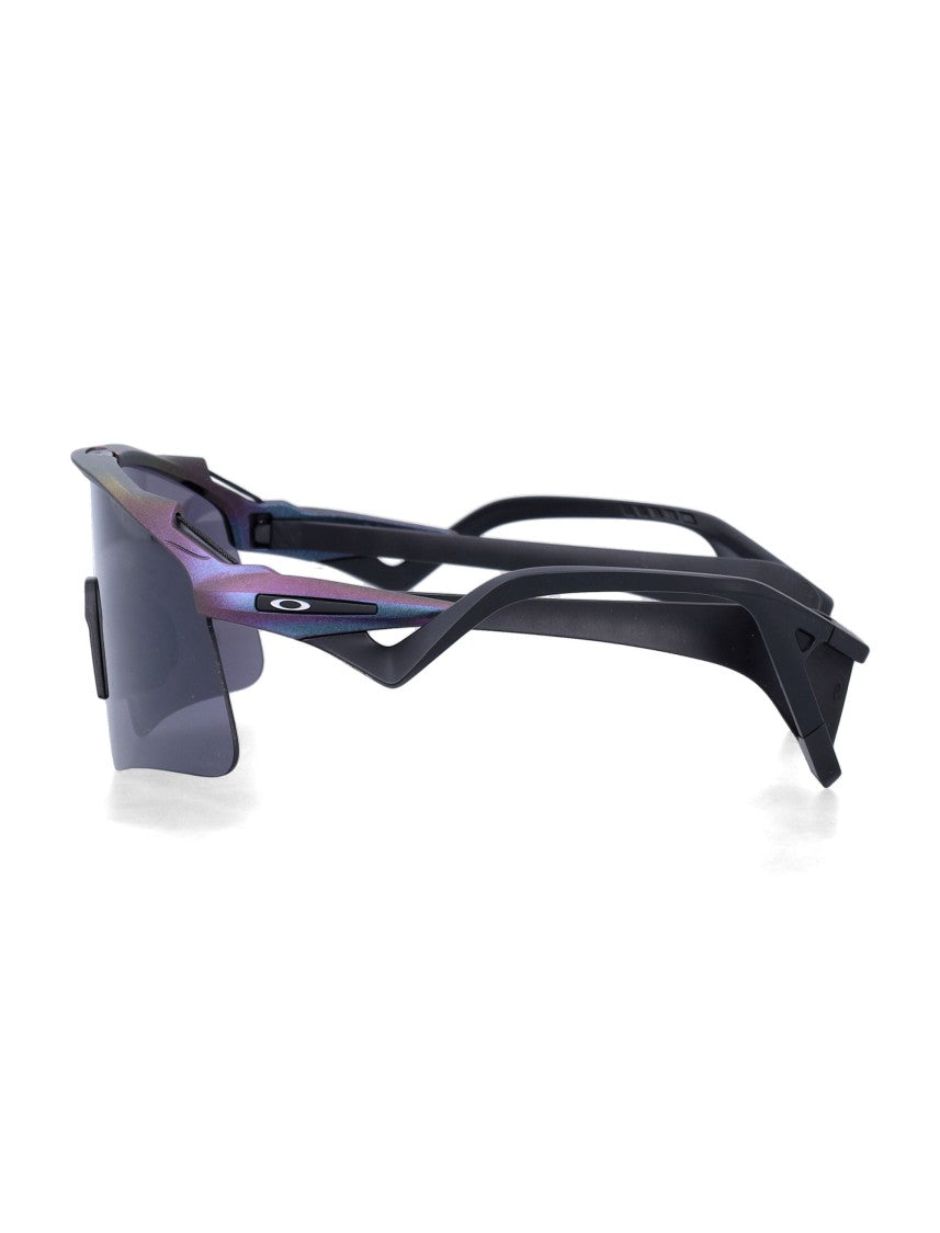 Oakley Wraparound Sunglasses With Flexible O-Matter™ Frame And Adjustable Nose Bridge