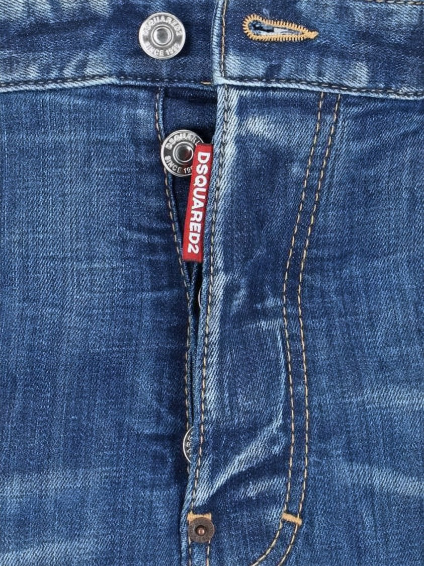 Dsquared2 Distressed Slim Fit Denim Pants