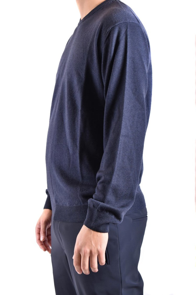 Woolrich Classic Crew Neck Knitwear In Luxurious Silk Blend