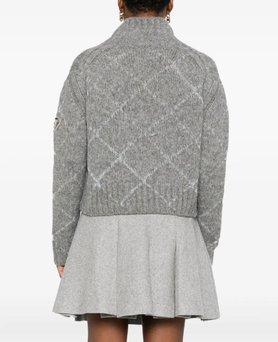 Ermanno Scervino Long Sleeve Turtleneck Sweater