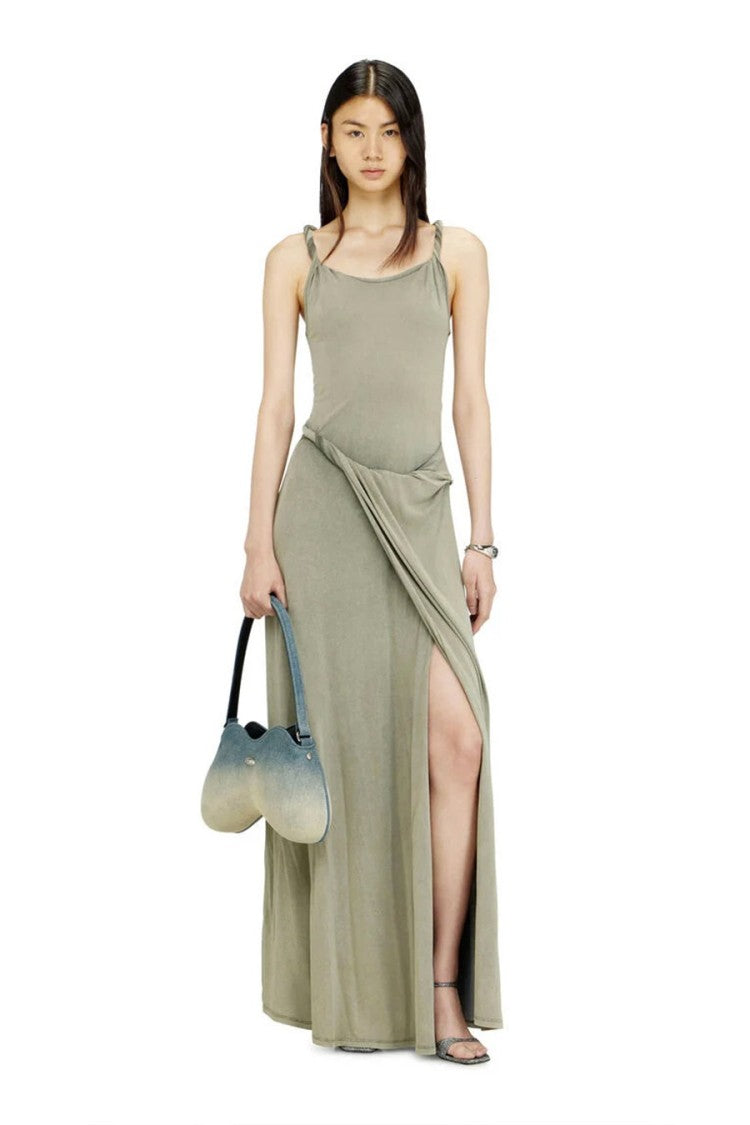 Diesel Multicolor Chiffon Maxi Dress