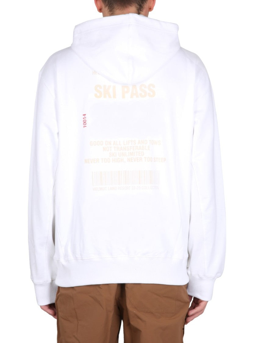 Helmut Lang Sweatshirt With Logo And Graphic Design