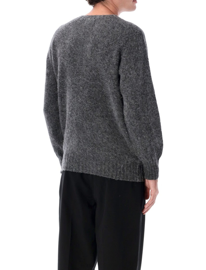 Howlin Relaxed-Fit Crewneck Shetland Wool Sweater