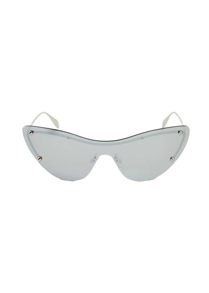 Alexander Mcqueen Futuristic Curved Shade Sunglasses