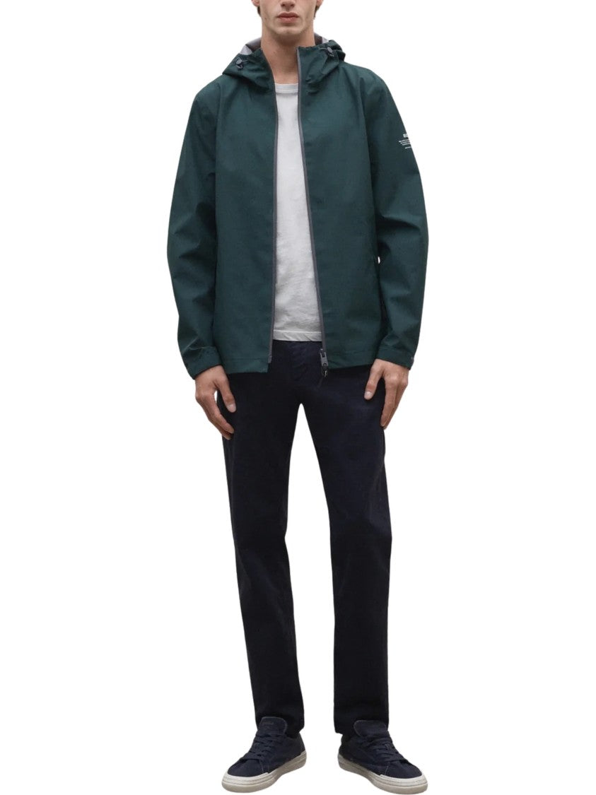 Ecoalf Black Diluvio Hooded Jacket