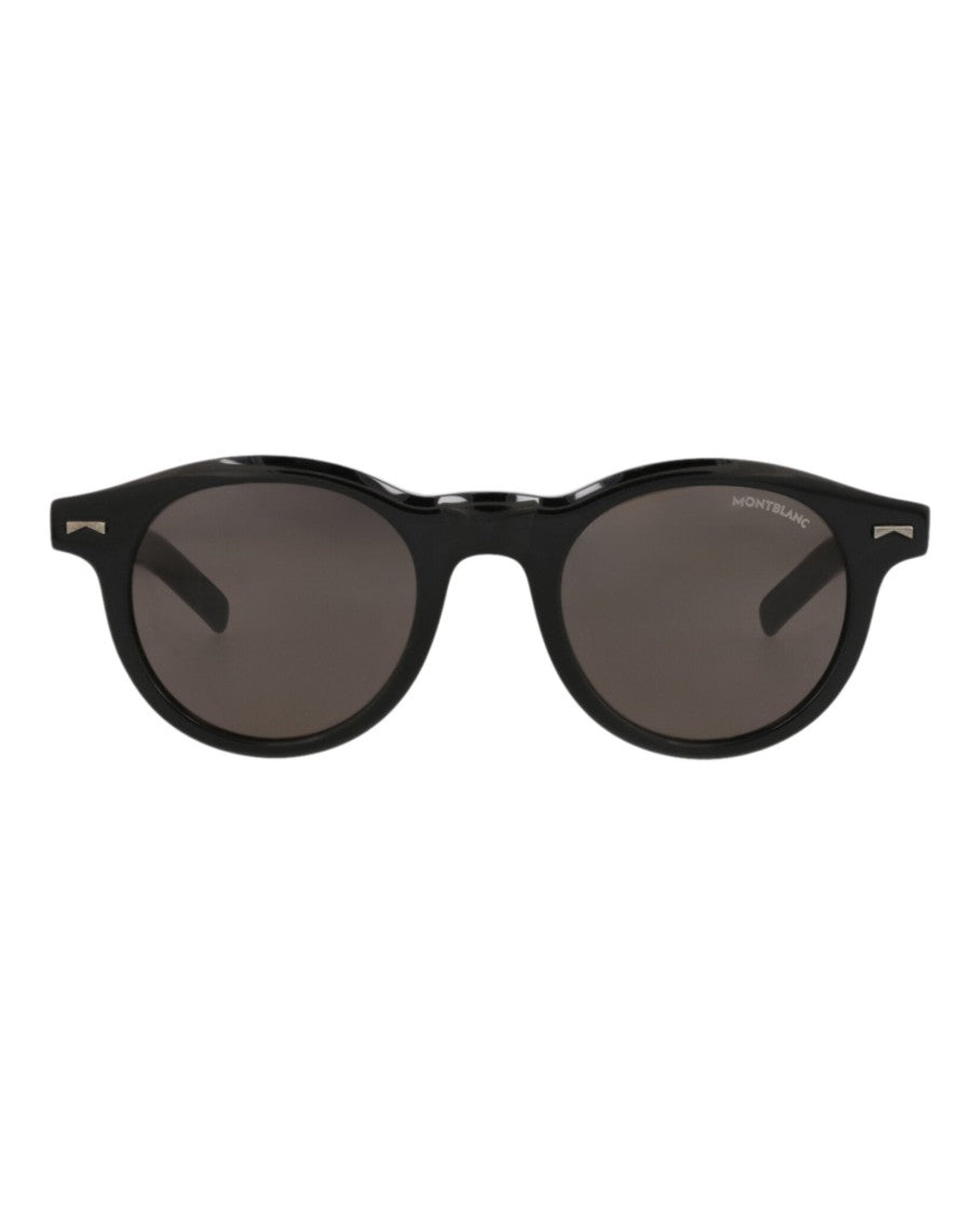 Montblanc Round-Frame Acetate Sunglasses