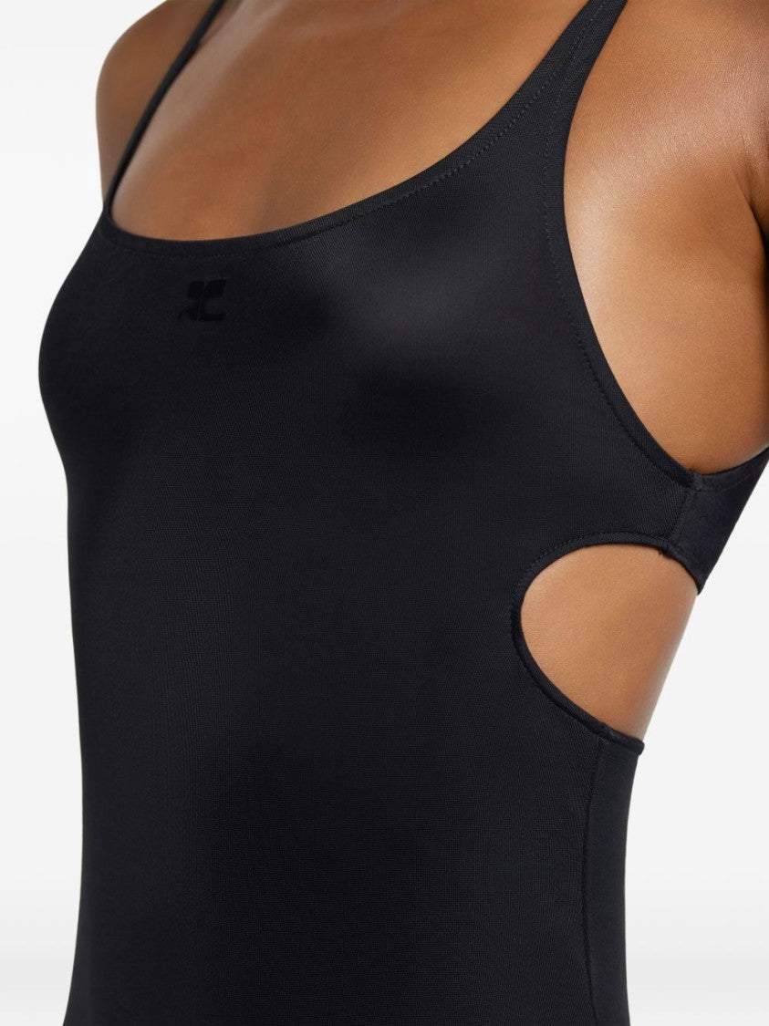 Courrèges Form-Fitting Bodysuit With Cut-Out Side Details