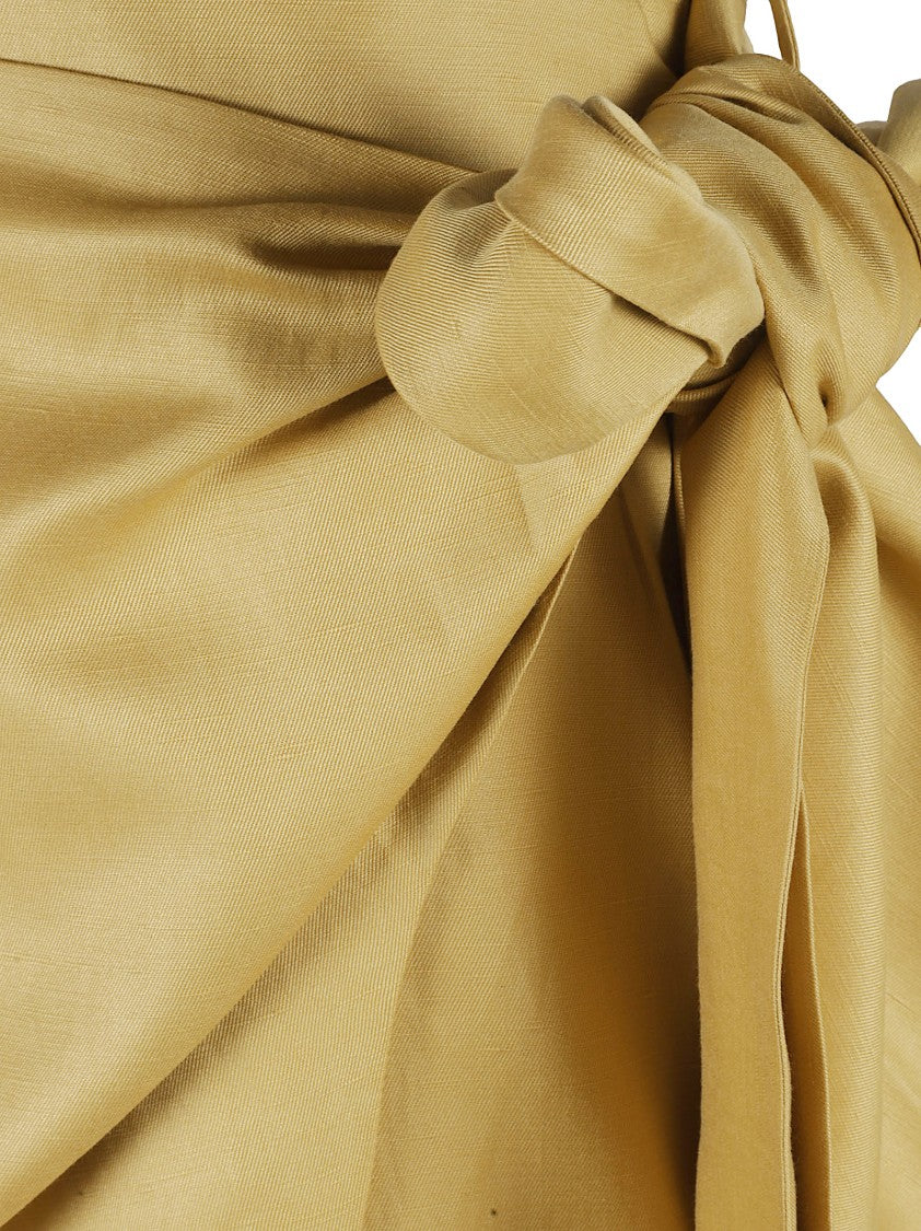 Max Mara Knee-Length Wrap Skirt