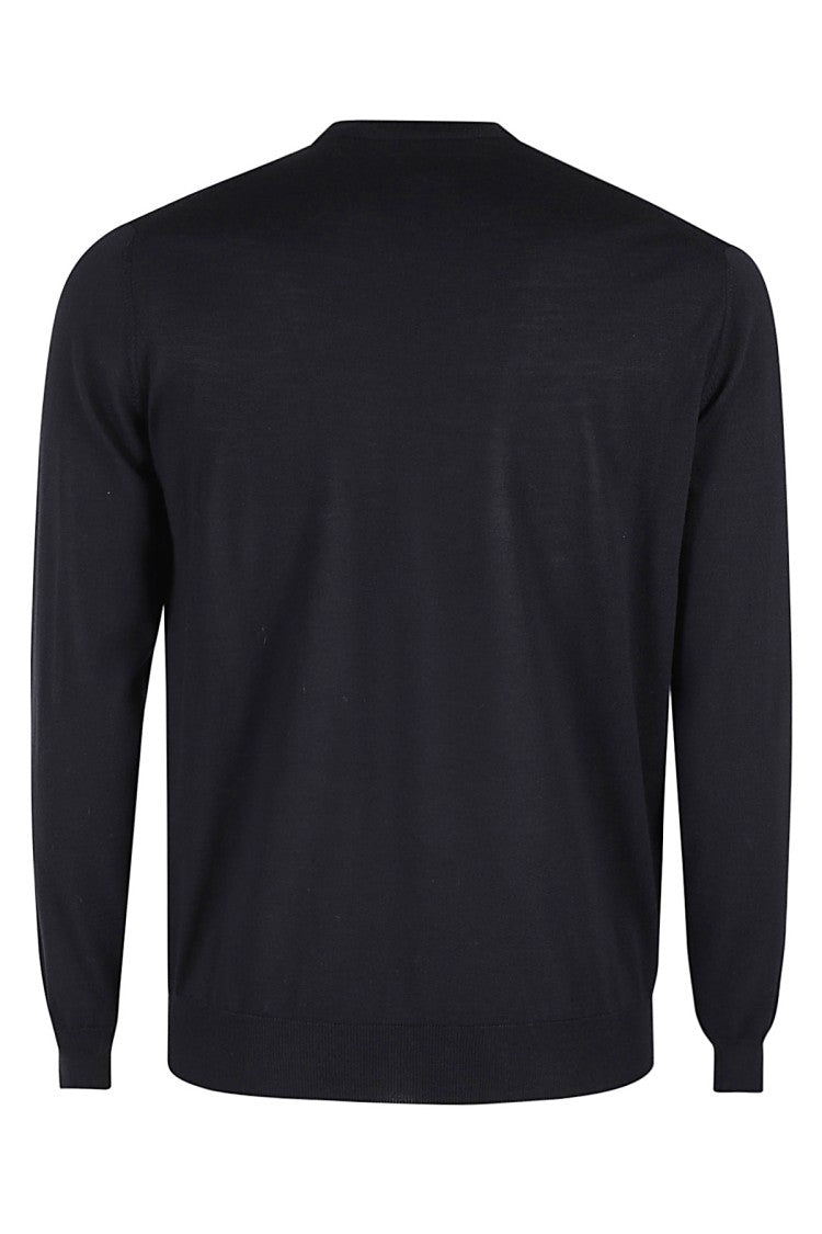 Filippo De Laurentiis Superfine Merino Wool Crew Neck Sweater