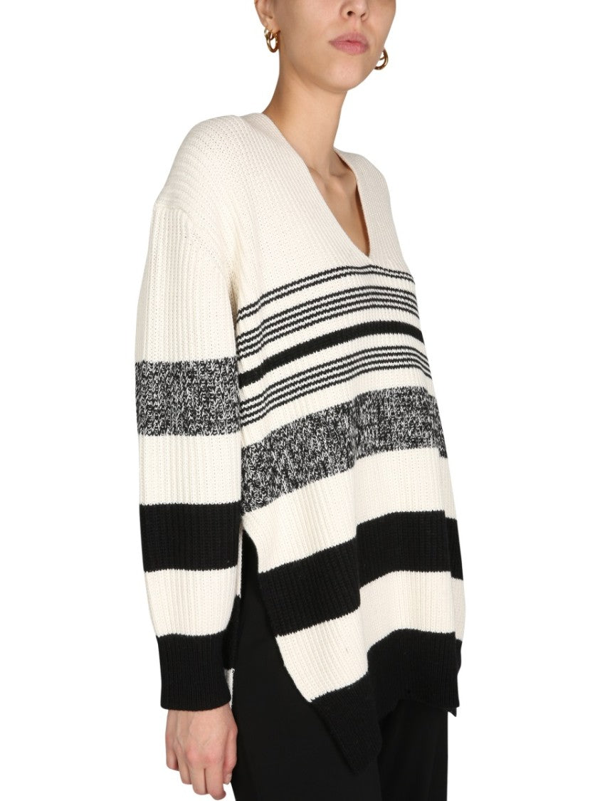 Proenza Schouler X White Label Oversized V-Neck Sweater