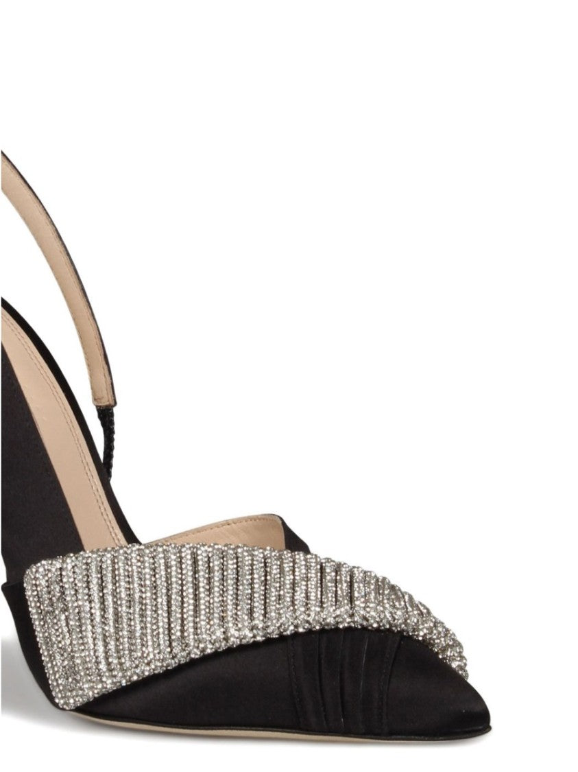 Hibourama Pointed Toe Slingback Pump