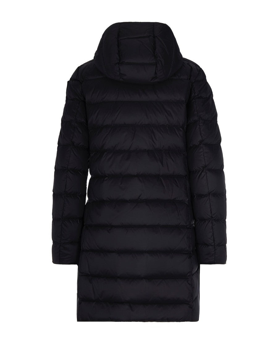 Blauer Black Agnes Long Quilted Down Jacket