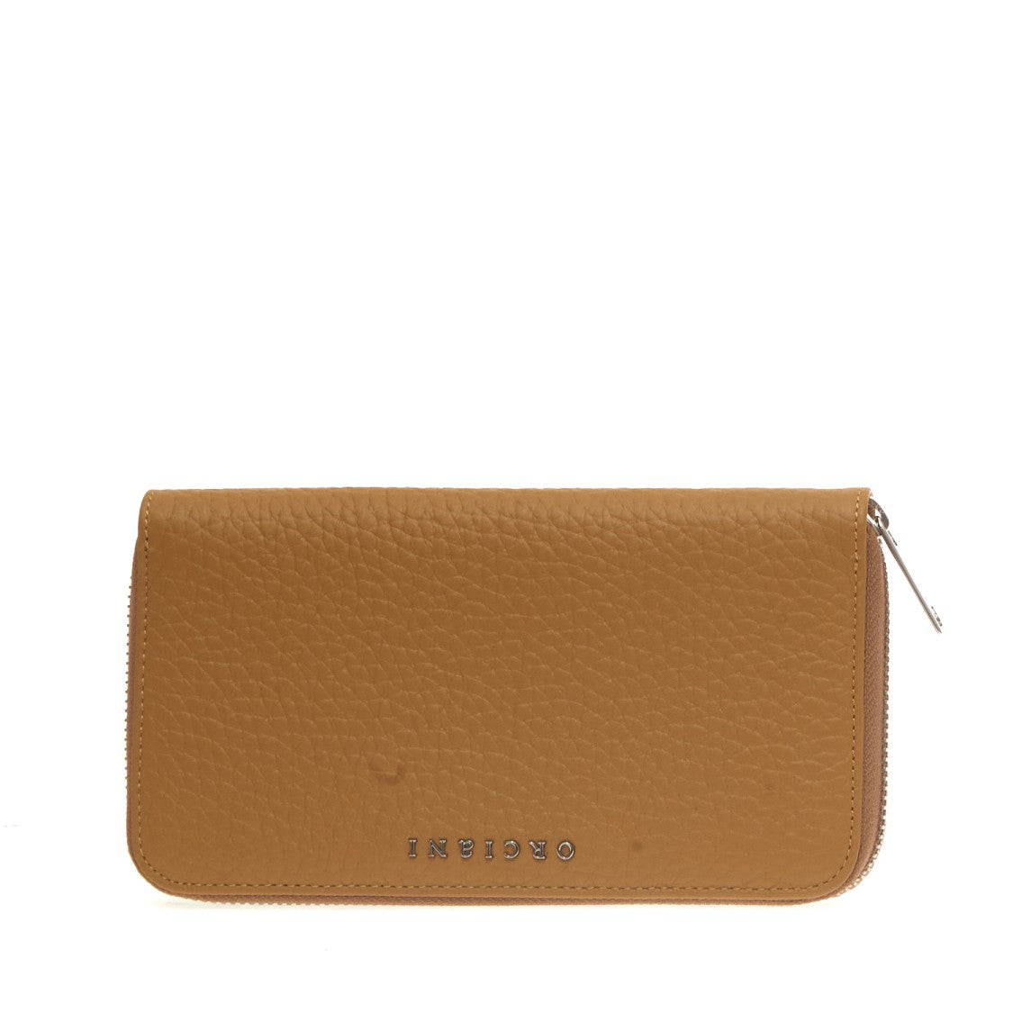 Orciani Mustard Full Zip Wallet