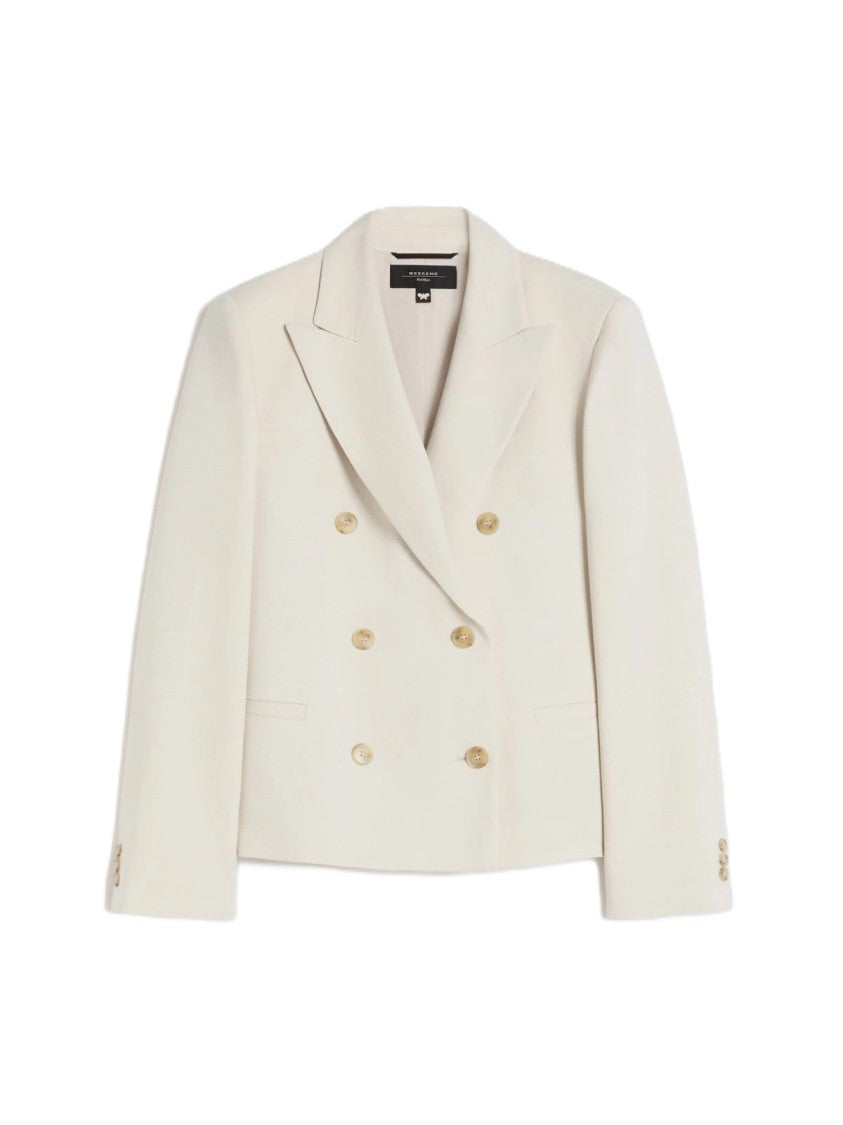 Max Mara Tailored Double-Breasted Blazer With Wide Lapels
