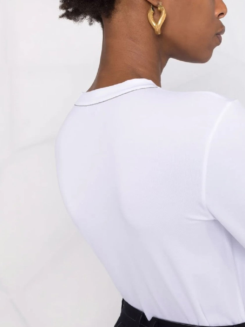 Brunello Cucinelli Long-Sleeved Crew Neck Knitwear With Subtle Elegance