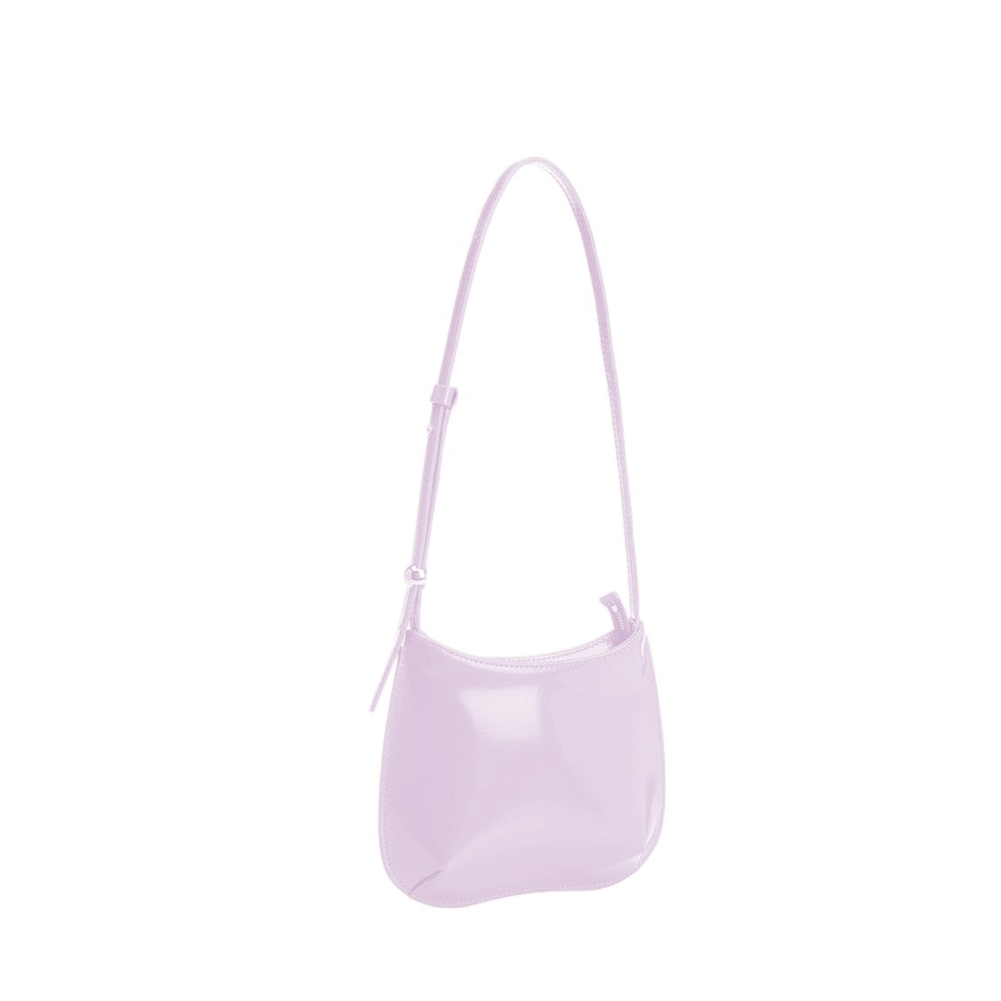 Jacquemus Rosa Chiaro Leather Shoulder Bag With Adjustable Handle