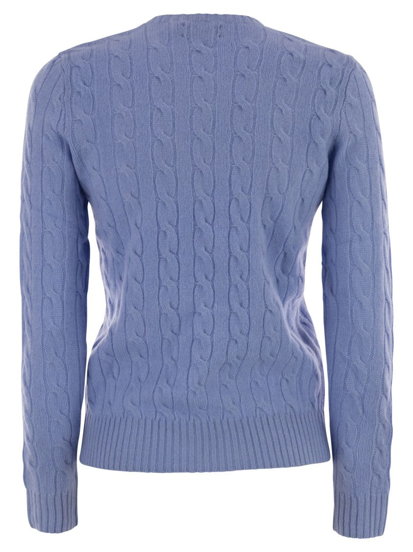 Polo Ralph Lauren Plaited Wool And Cashmere Crew-Neck