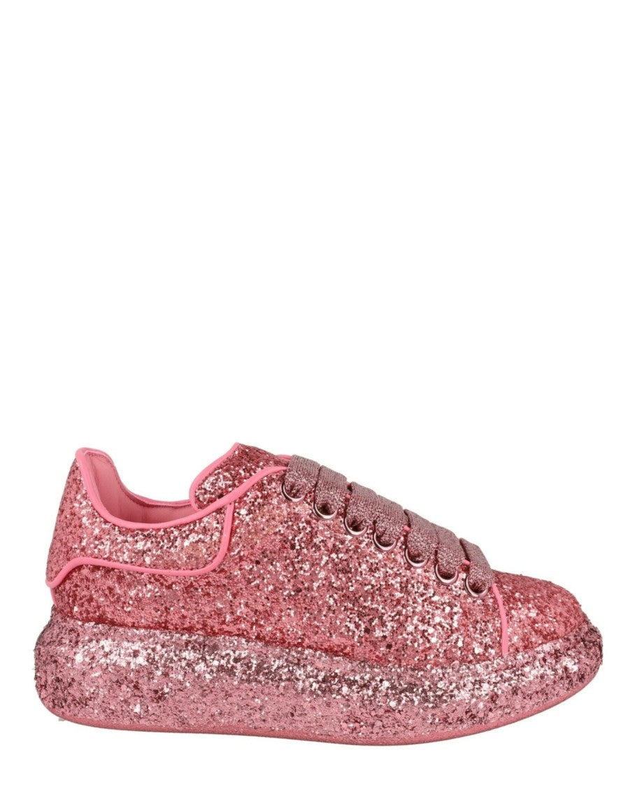 Alexander Mcqueen Oversized Glitter Sneakers