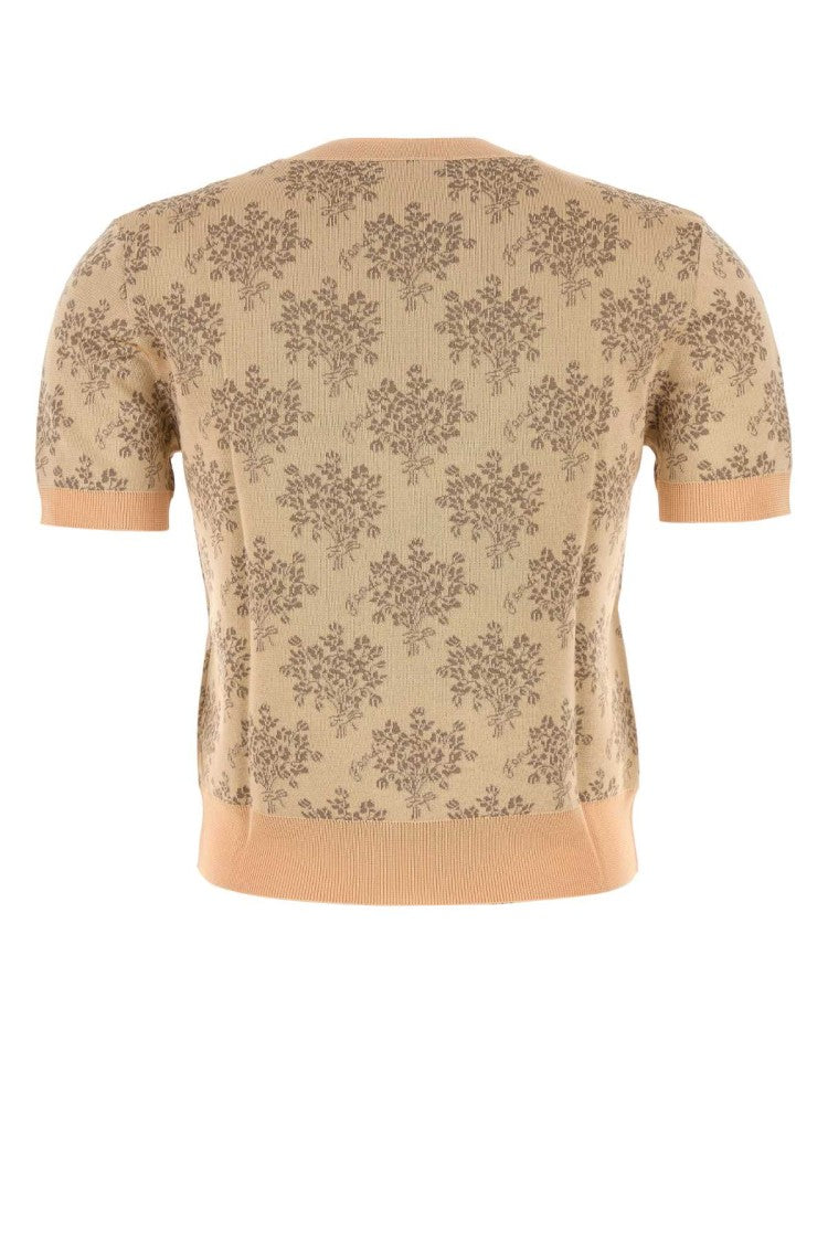 Fendi Embroidered Viscose Sweater