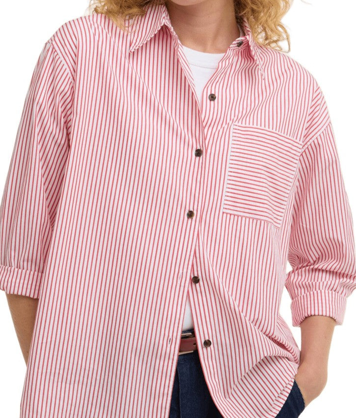 Barbour Red Stripe Cotton Shirt