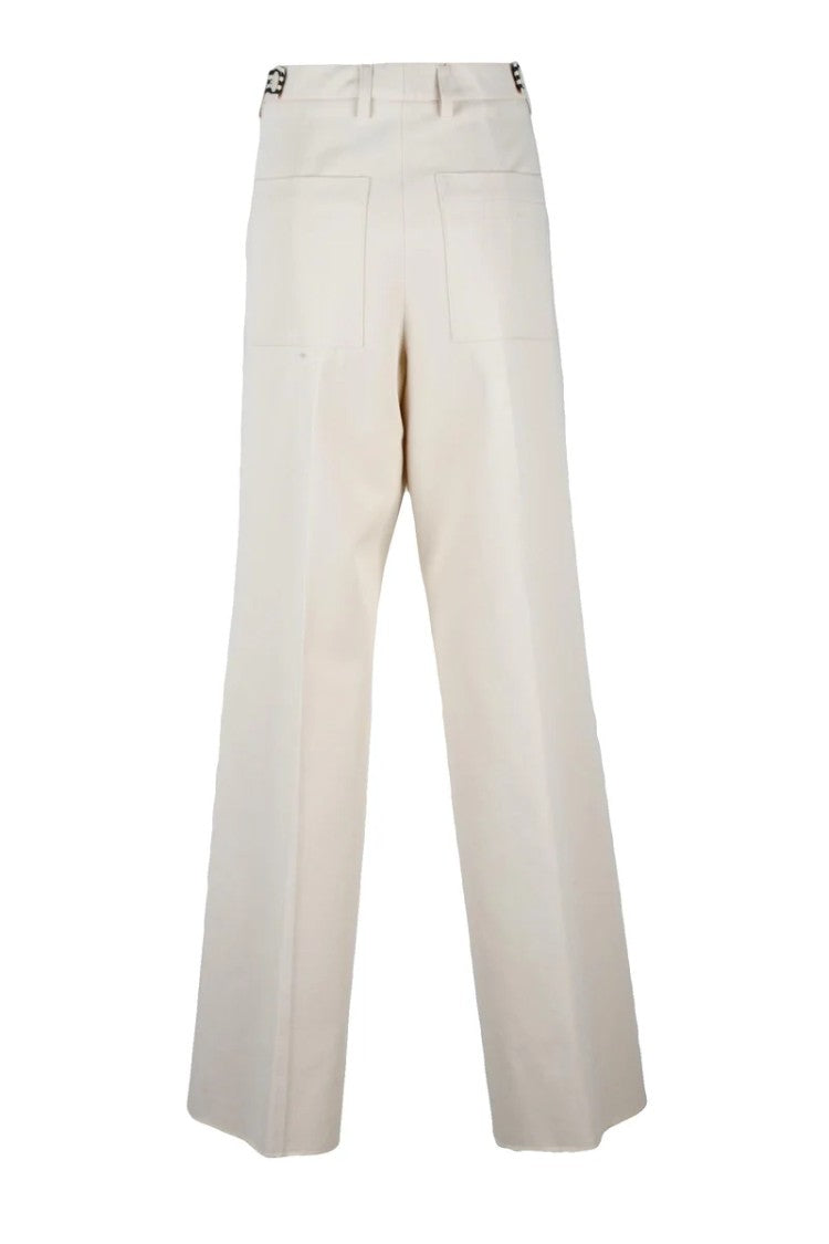 Seafarer Wide Leg Trousers - White