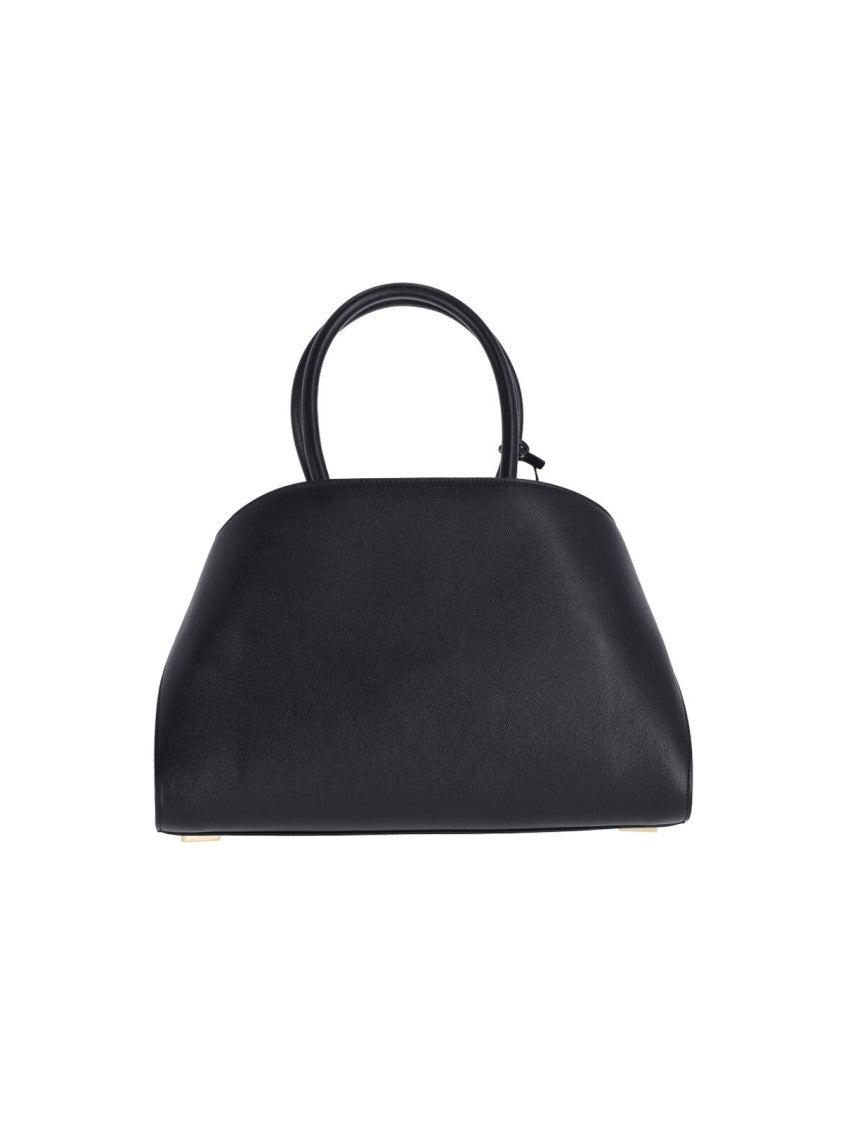 Ferragamo Black Hug Leather Shoulder Bag