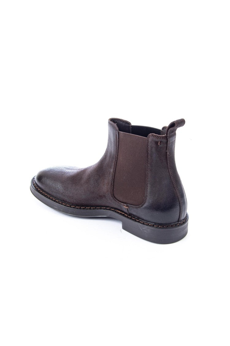Henderson Suede Ankle Boots With Rubber Sole