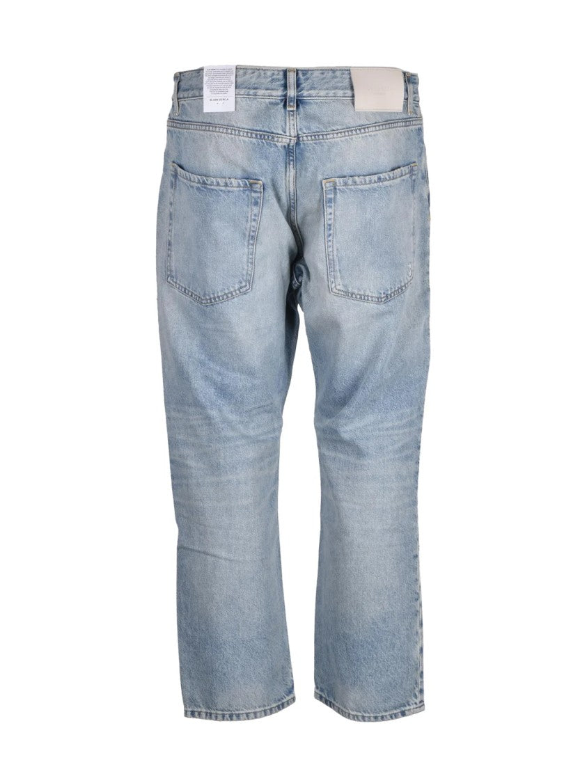 Icon Denim Blue Straight Denim Jeans