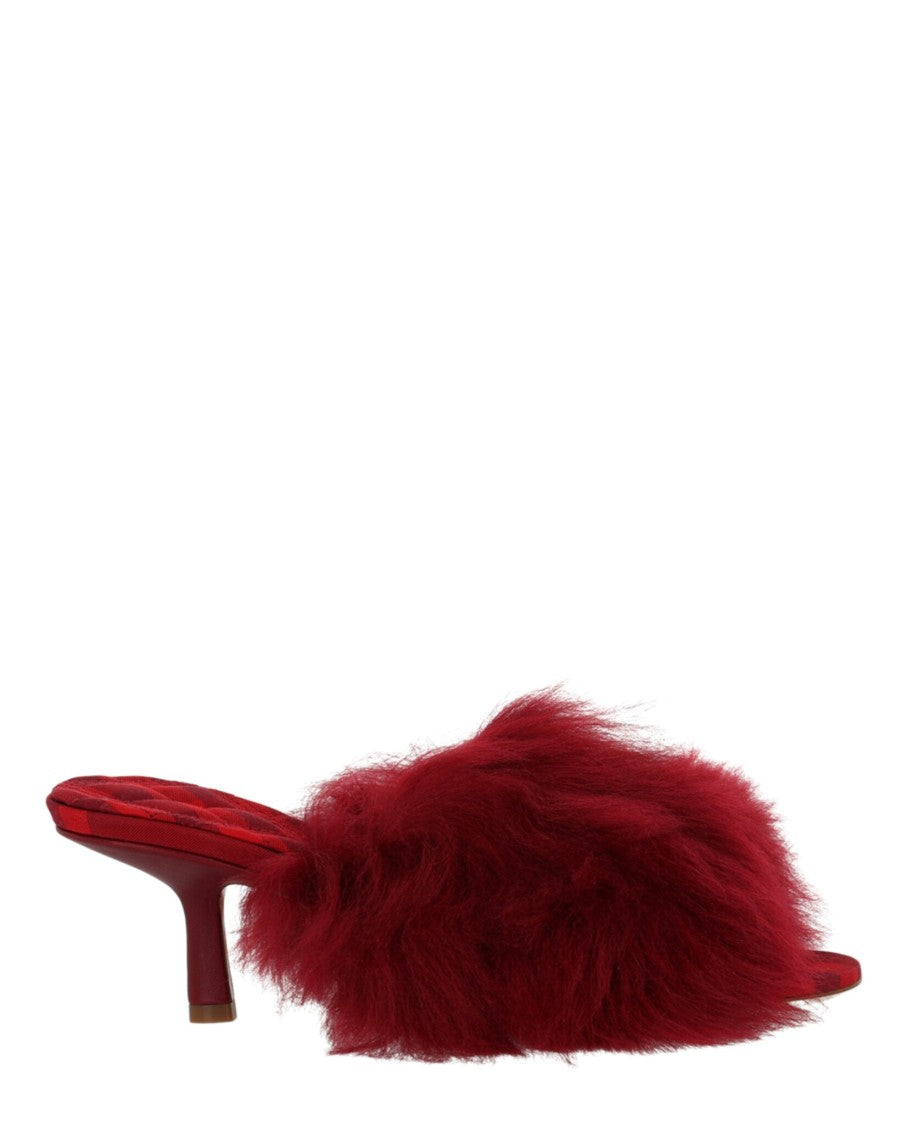Burberry Jackie Shearling Mules