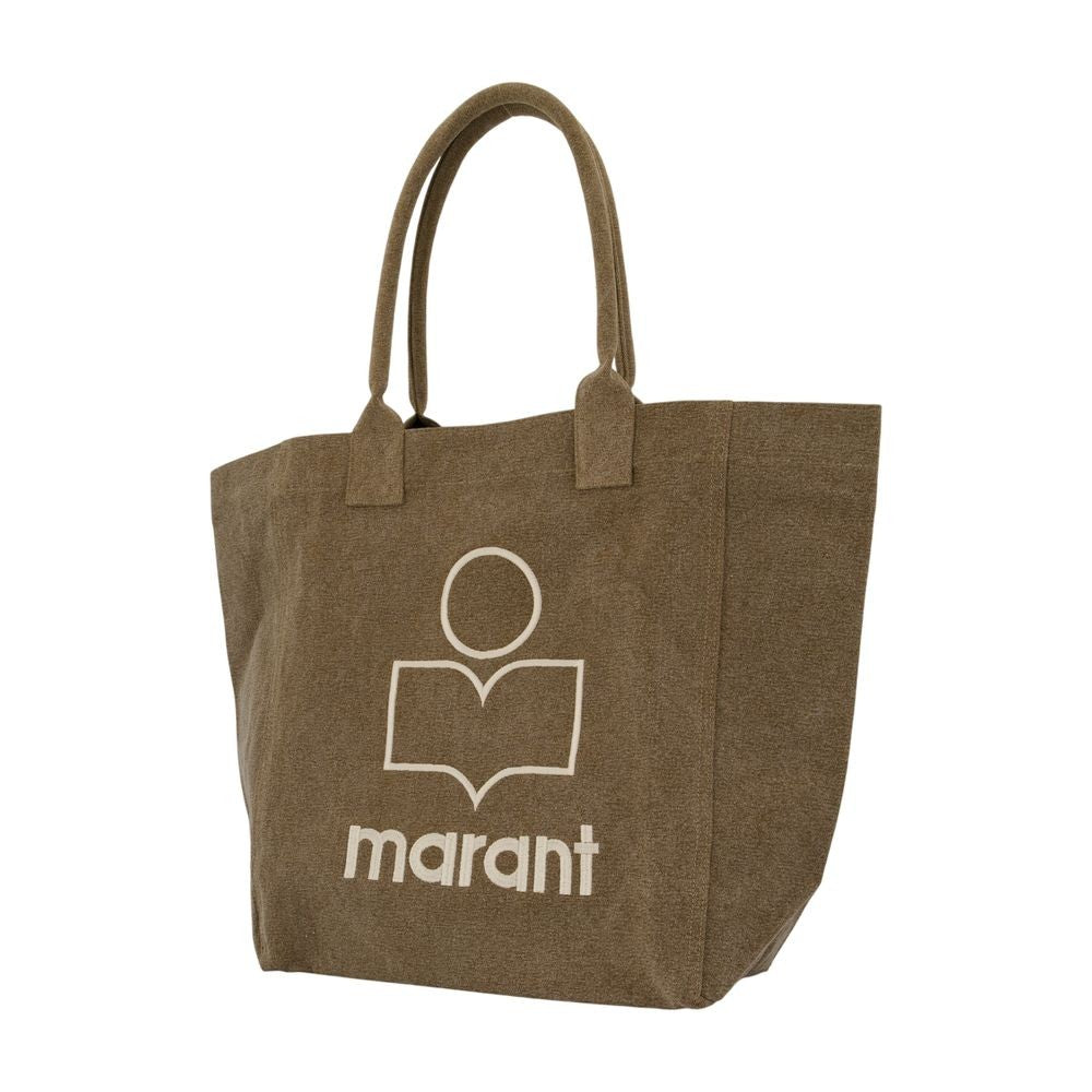 Isabel Marant Yenky Gz Shopper Bag - Cotton - Khaki