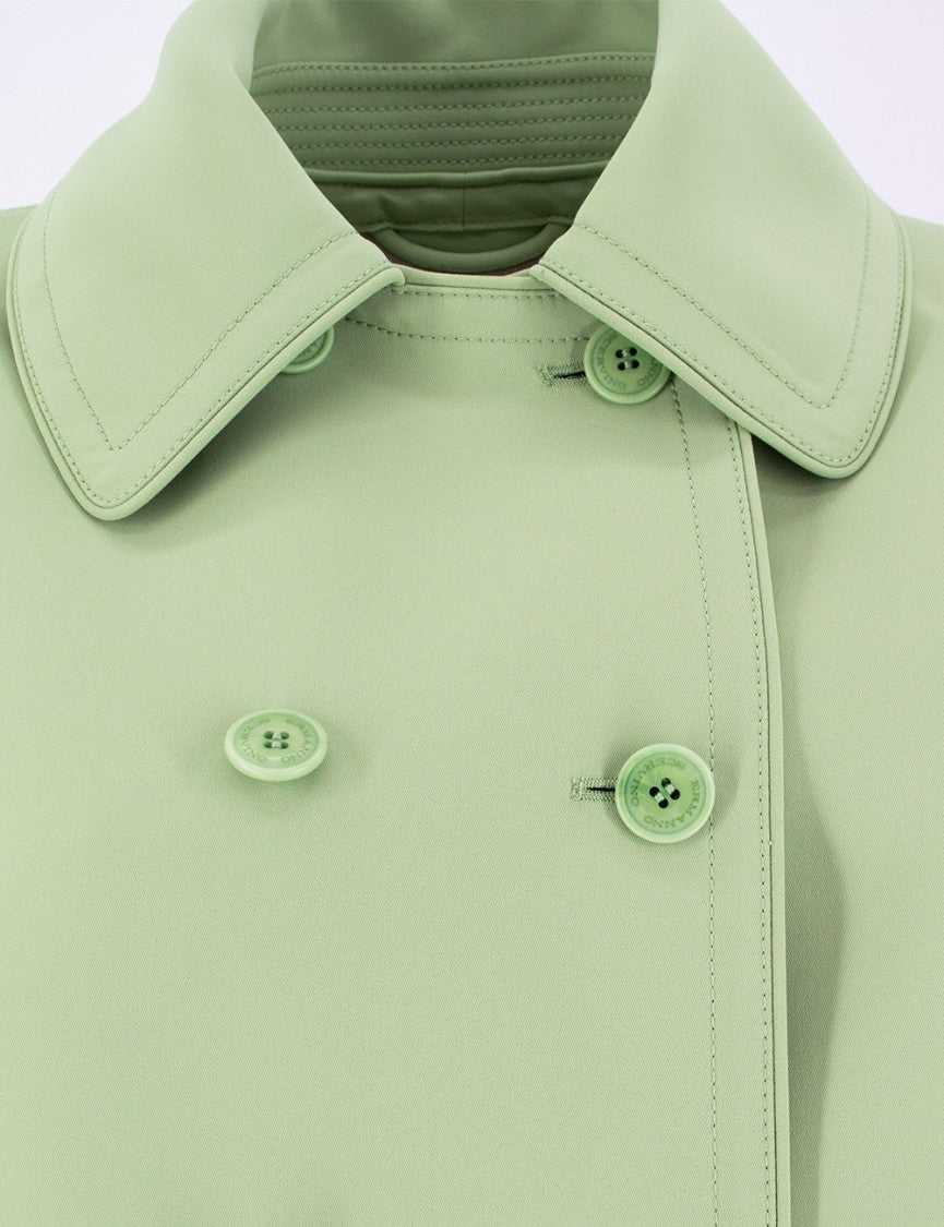 Ermanno Scervino Double-Breasted Coat With Logo Buttons