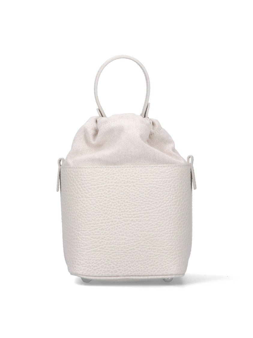 Maison Margiela Small '5Ac' Bucket Bag – Off-White