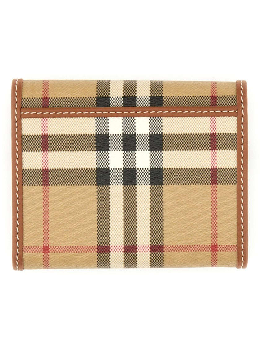 Burberry Check Pattern Wallet