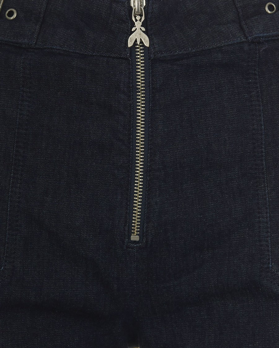 Patrizia Pepe Blue Flare Trousers