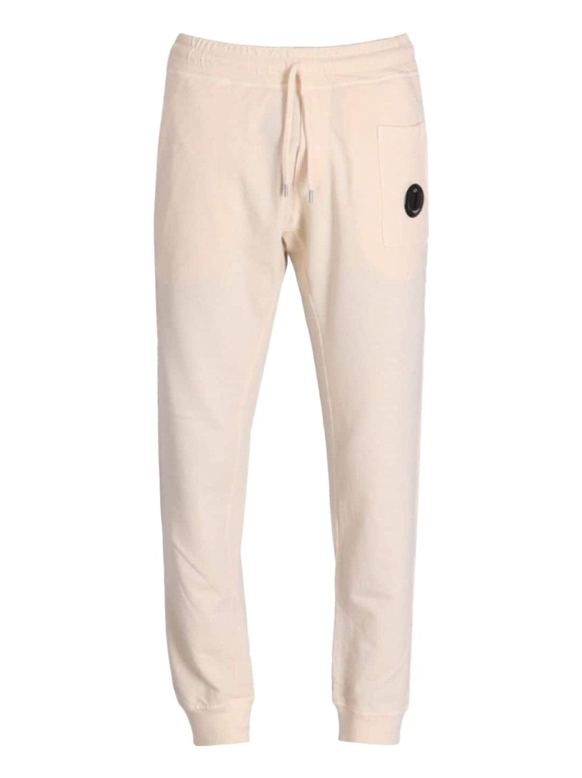 C.P. Company Relaxed-Fit Cotton Jogger Pants With Drawstring And Emblem