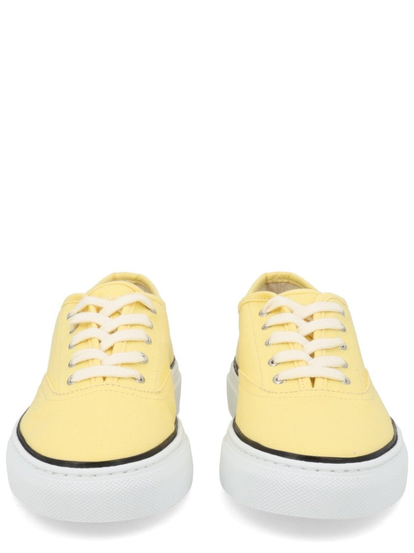 Jacquemus Yellow Cotton Low-Top Casual Sneakers
