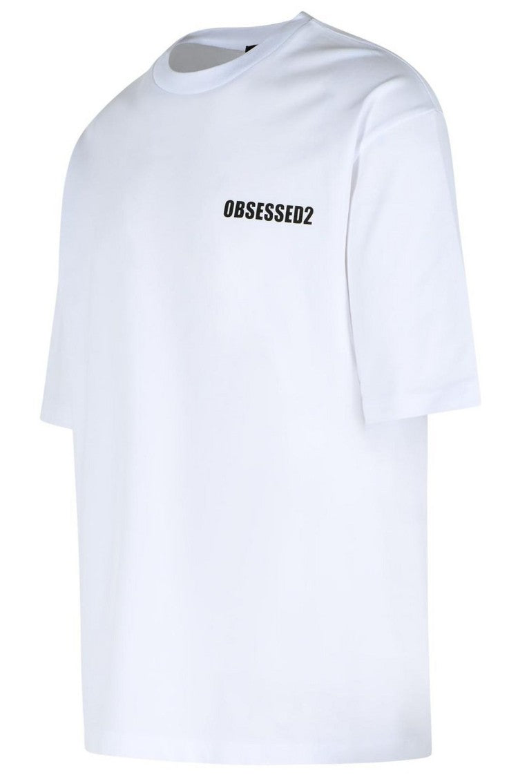 Dsquared2 Plain White Short-Sleeve T-Shirt