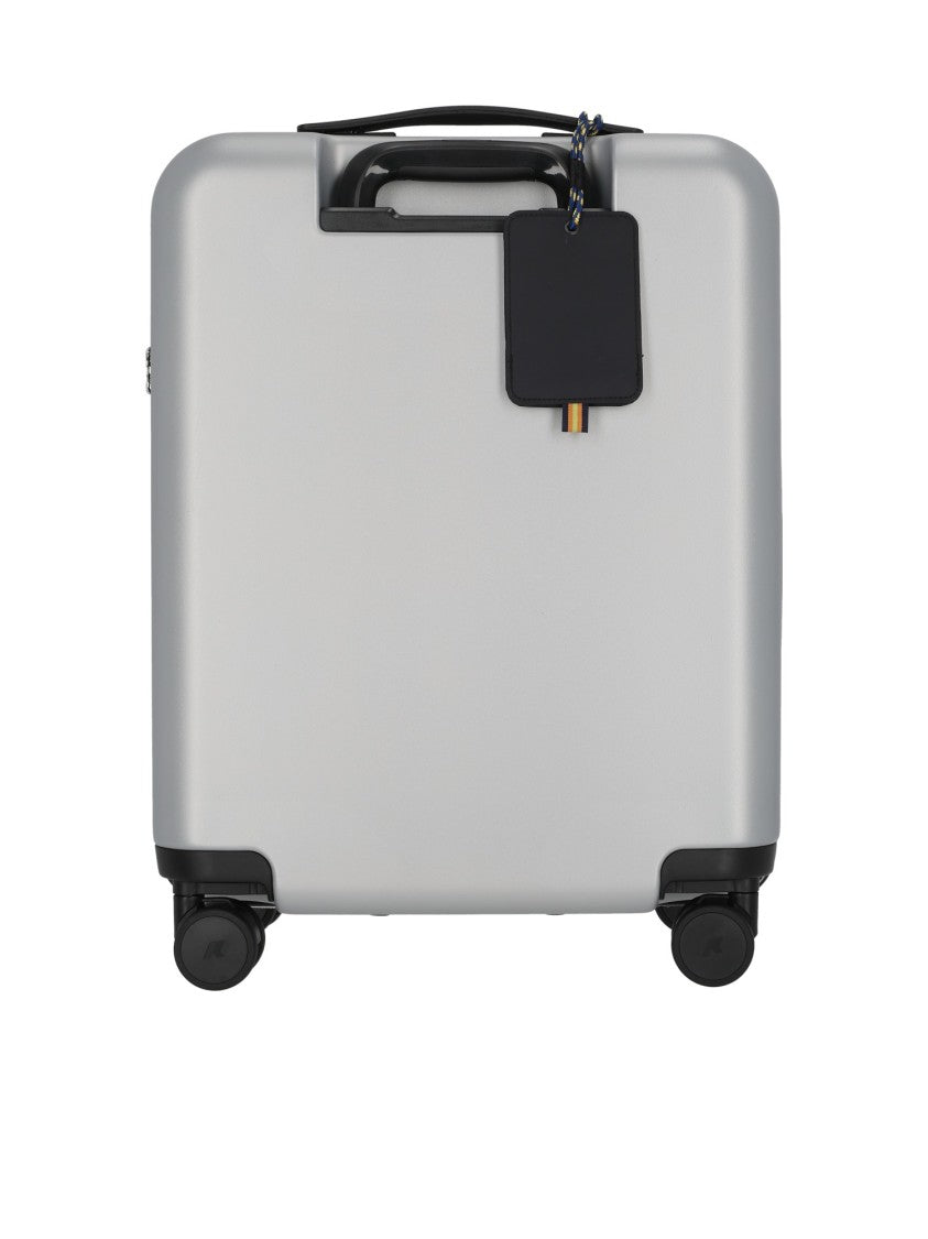 K-Way Compact Hard-Shell Eudoxie Trolley With Embossed Patterns