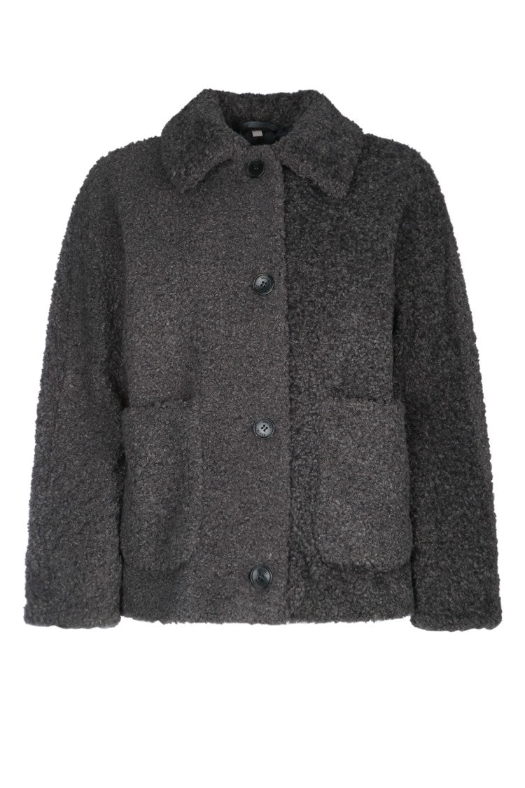 I Blues Poisgrey Button-Up Jacket With Classic Collar