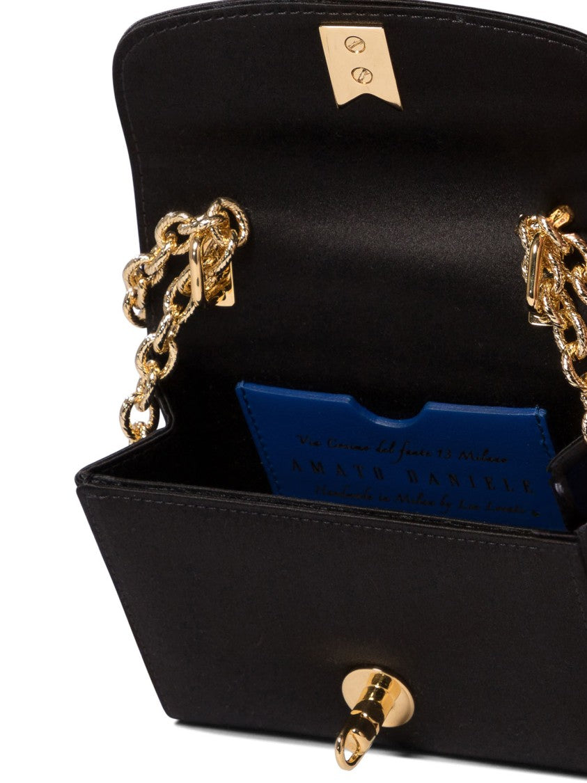 Amato Daniele Satin Crossbody Bag